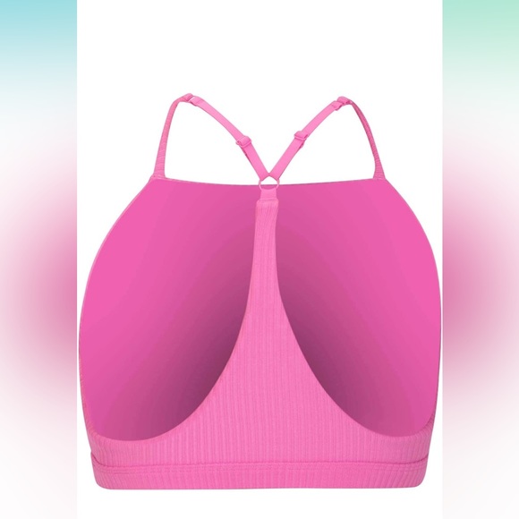 🌴Hurley Women's Standard Quick Dry Ribbed High Neck Goddess Bikini - Picture 6 of 10